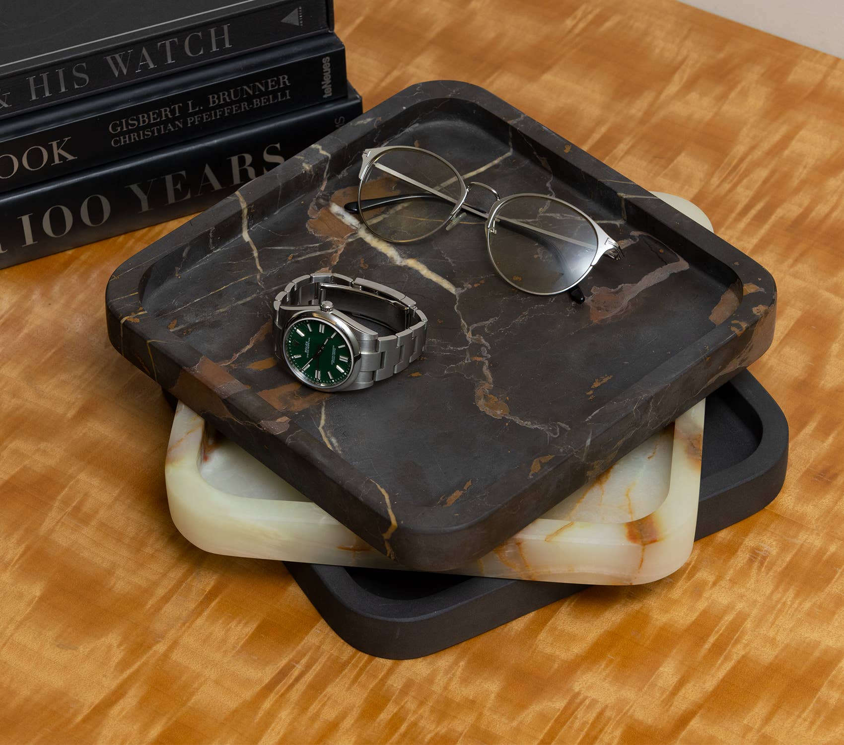 Robbie Genuine Marble Tray and Catch-All