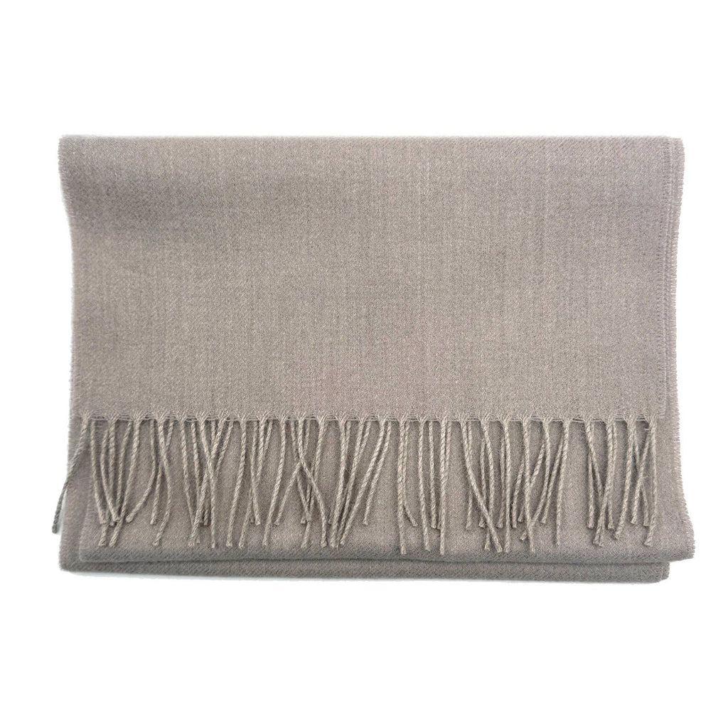 100% Baby Alpaca Throw - Hazelnut