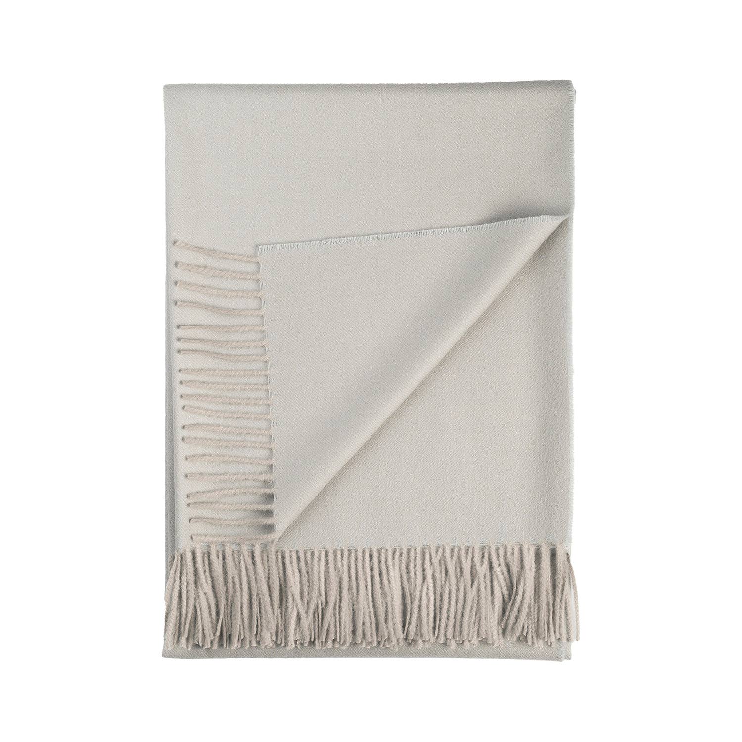 100% Baby Alpaca Throw - London Fog