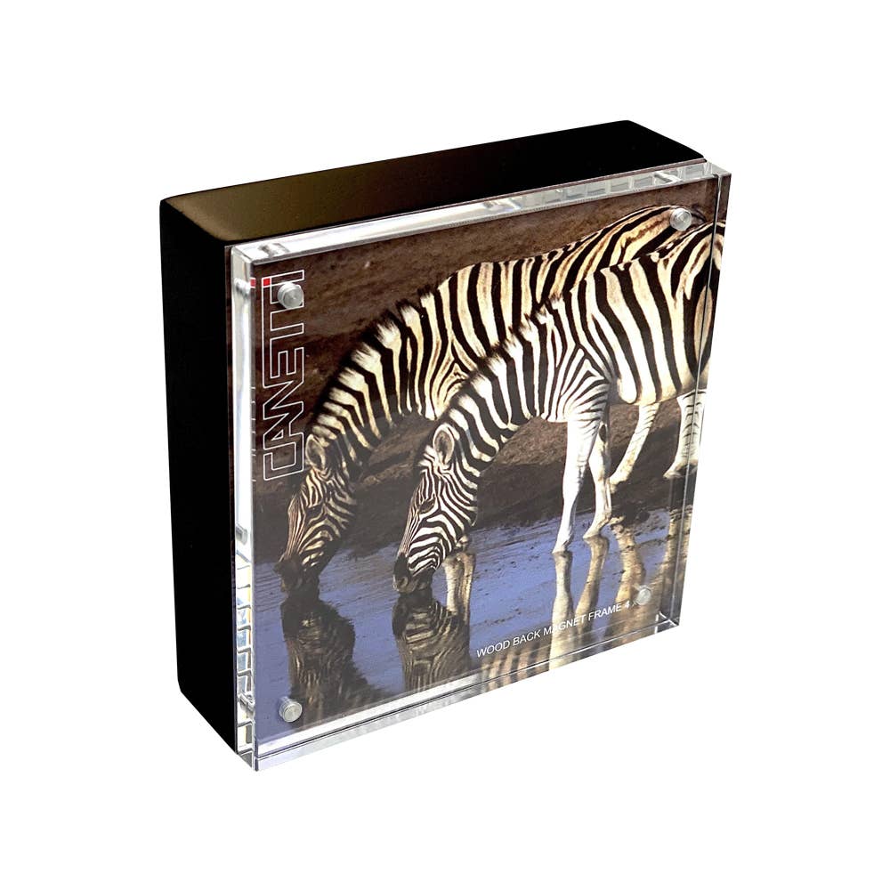 Wood Back Magnet Frame - Natural, Black, Mahogany, White