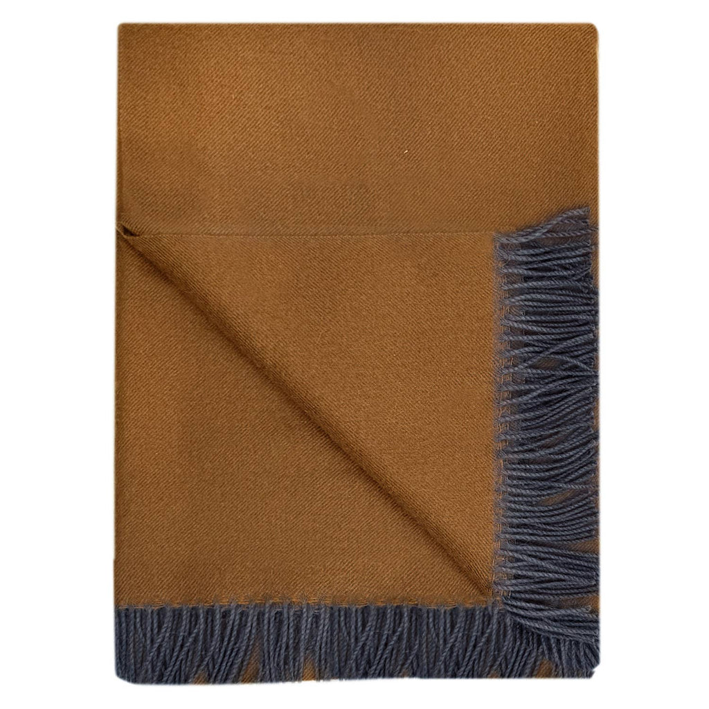 NEW! 100% Baby Alpaca Throw - Tapenade
