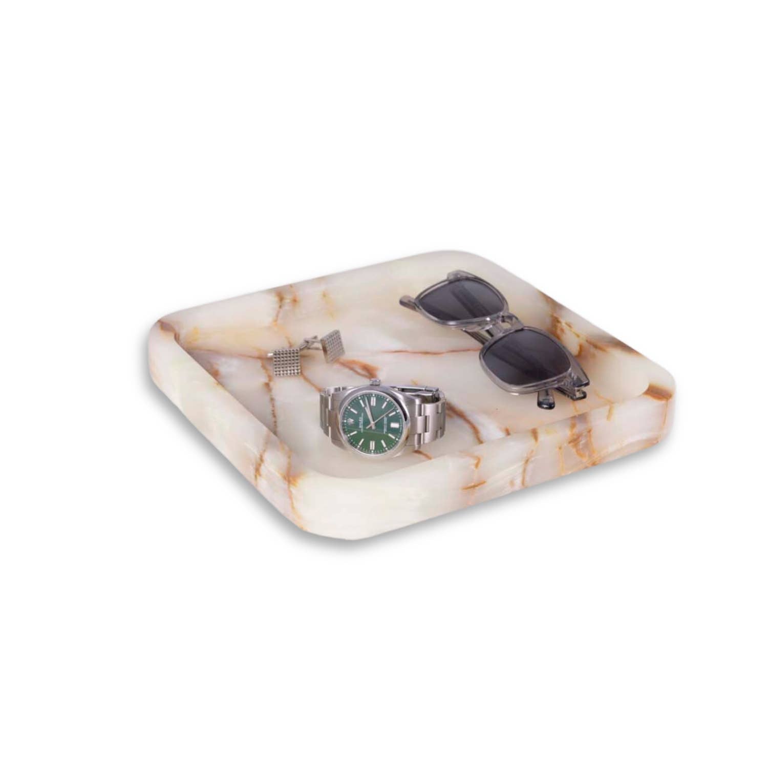 Robbie Genuine Marble Tray and Catch-All