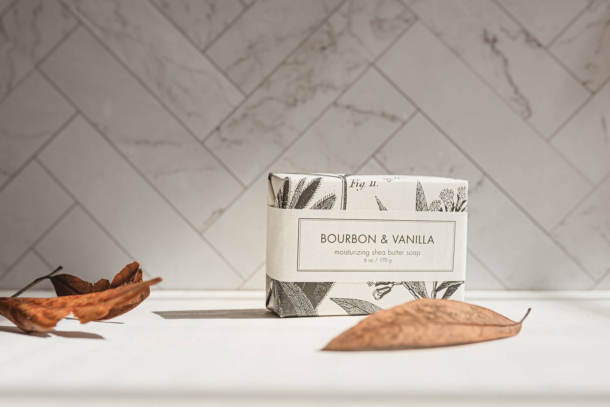 Bourbon & Vanilla Shea Butter Soap - Bath Bar
