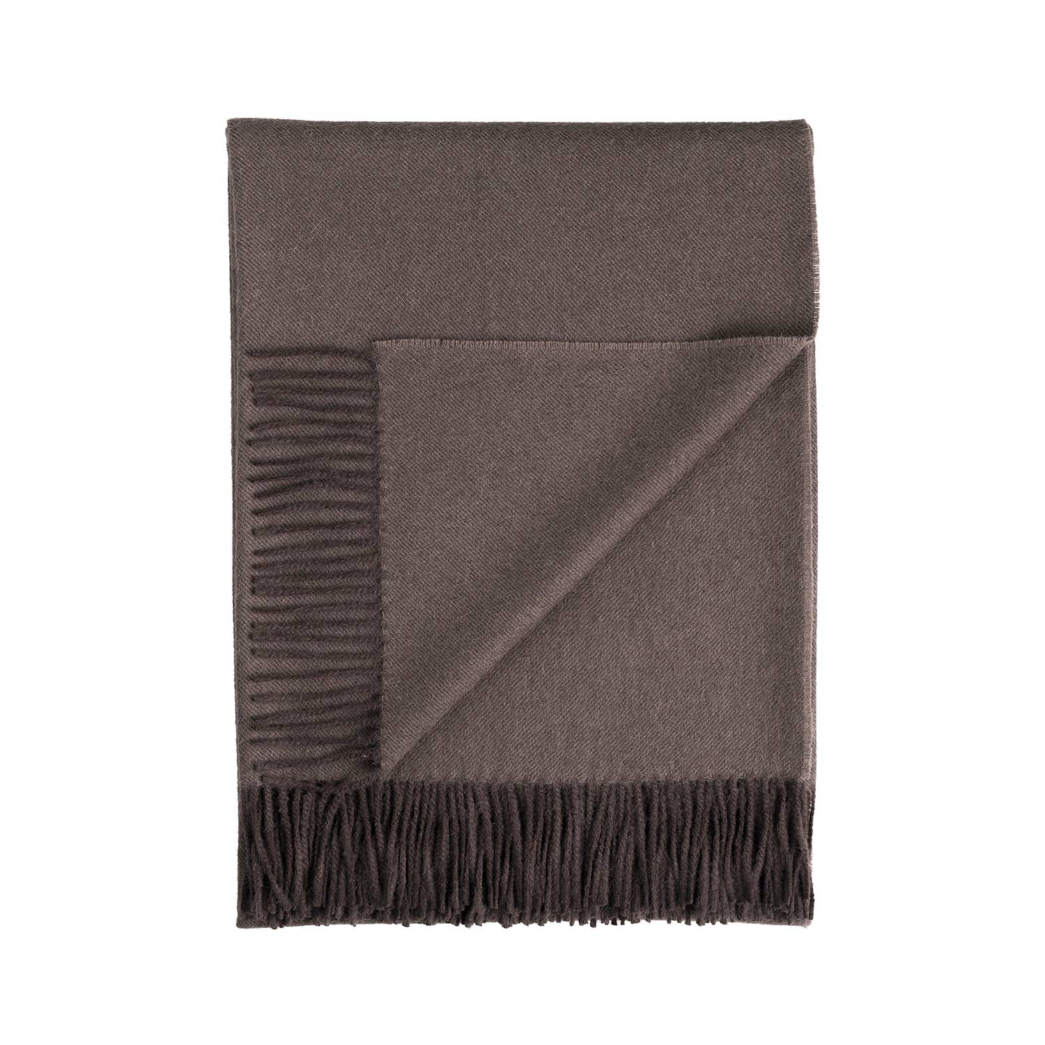 100% Baby Alpaca Throw - Truffle
