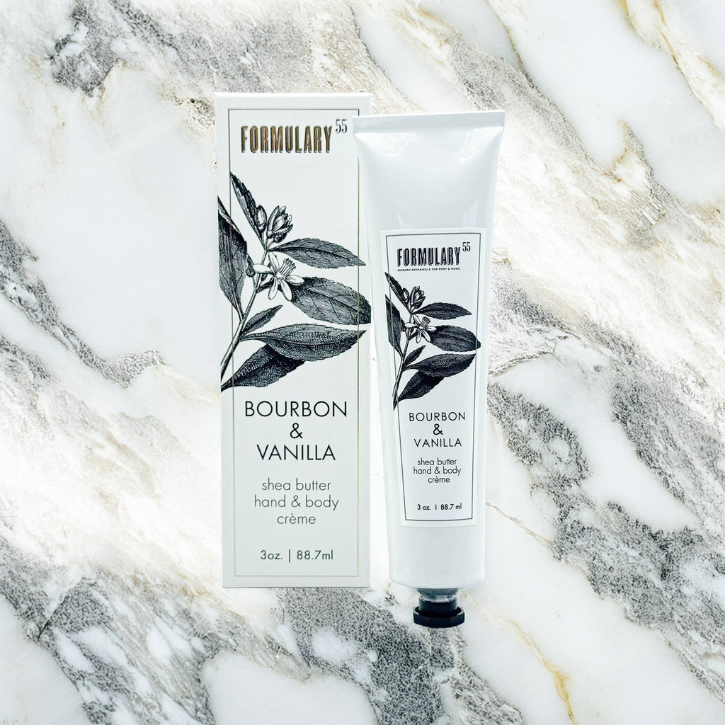 Bourbon & Vanilla - Shea Butter Hand and Body Creme Tube