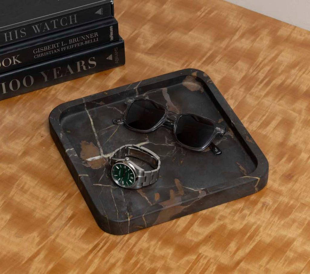 Robbie Genuine Marble Tray and Catch-All