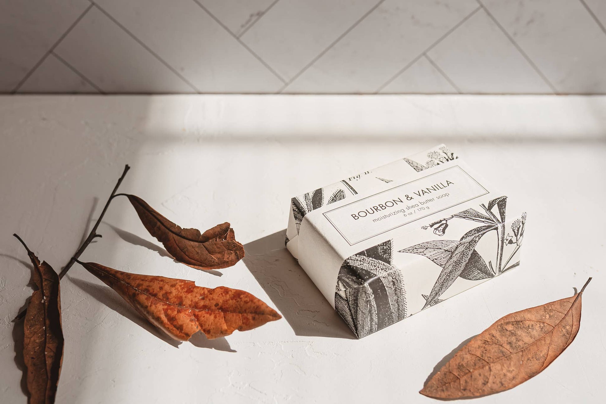 Bourbon & Vanilla Shea Butter Soap - Bath Bar