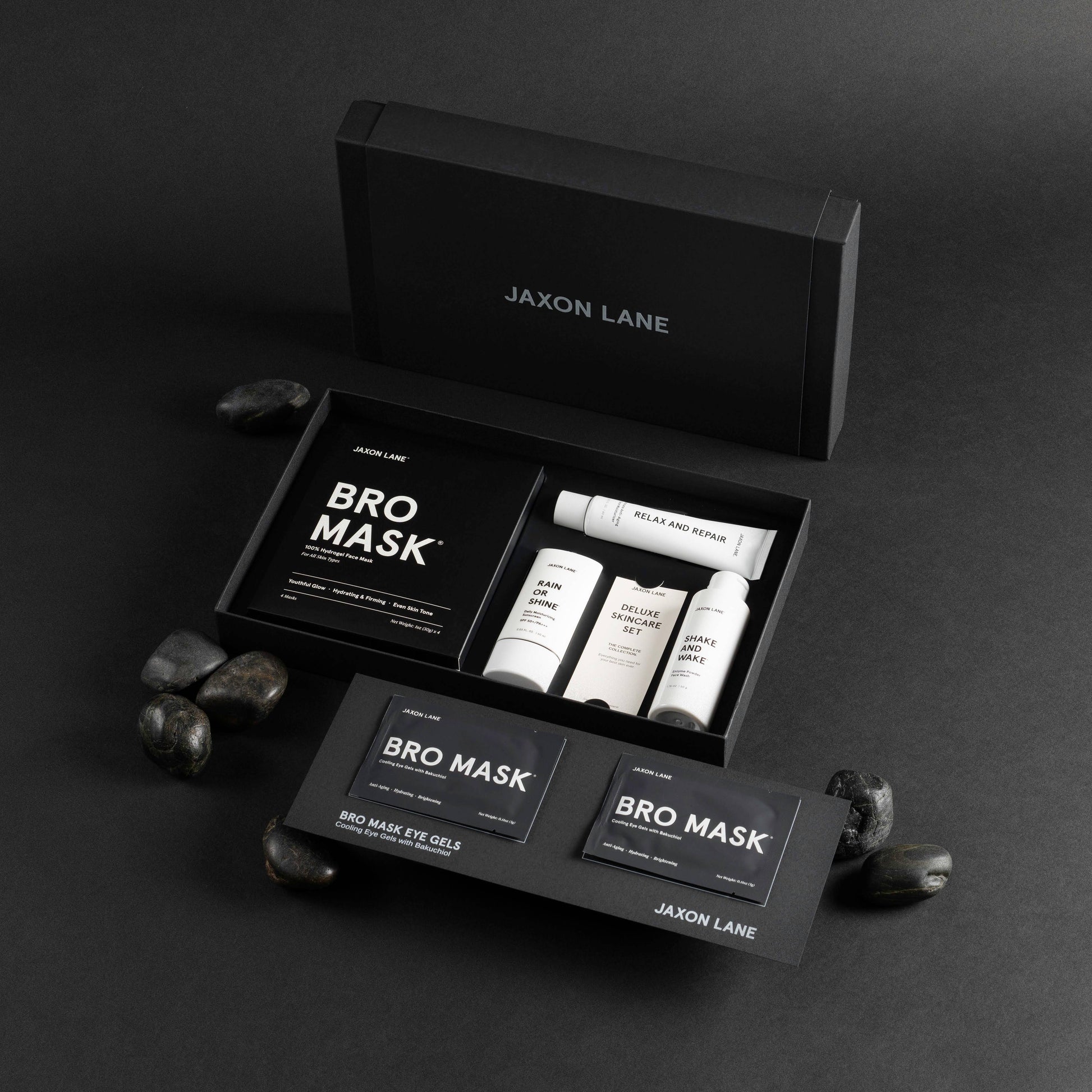 DELUXE SKIN CARE SET for Men Facial Care Set Gift Box